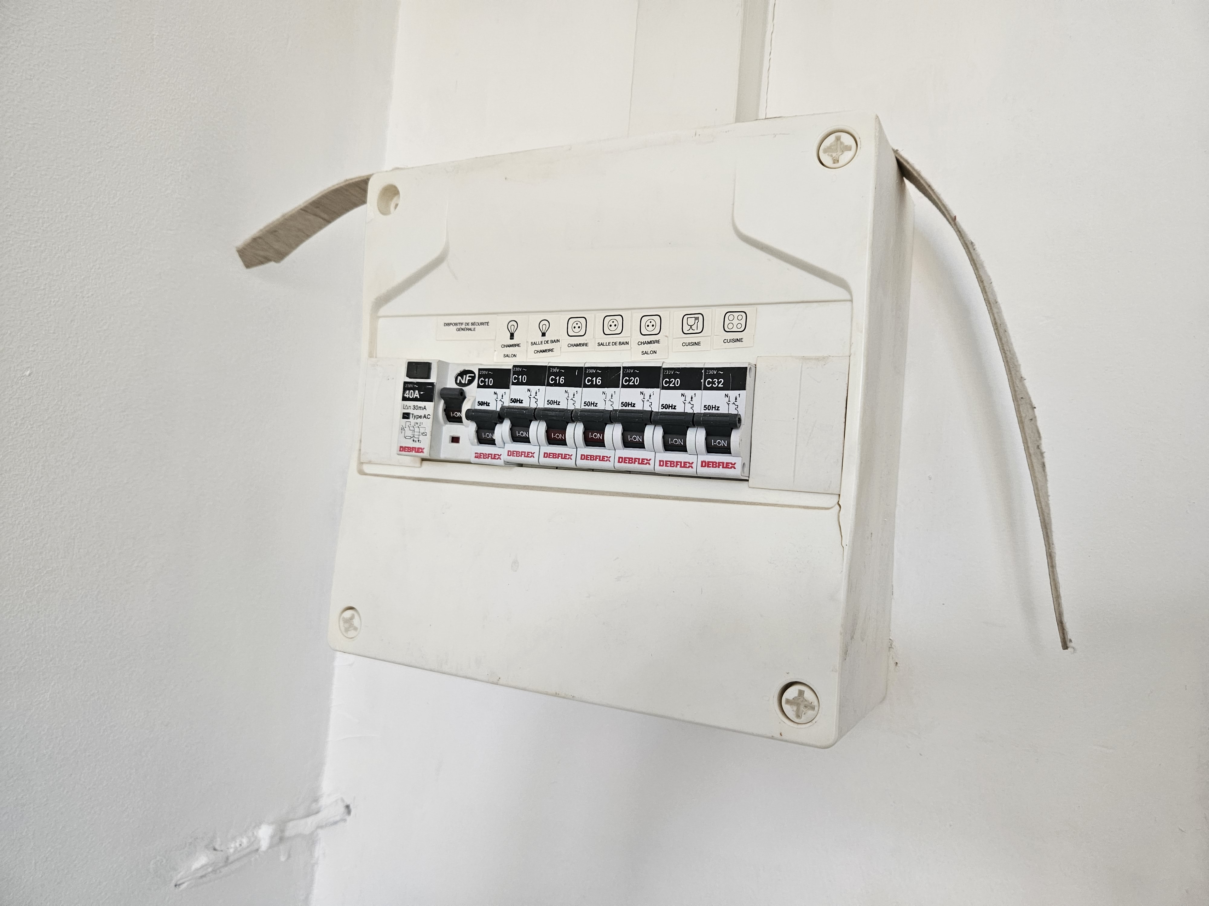 Remplacement complet du tableau électrique